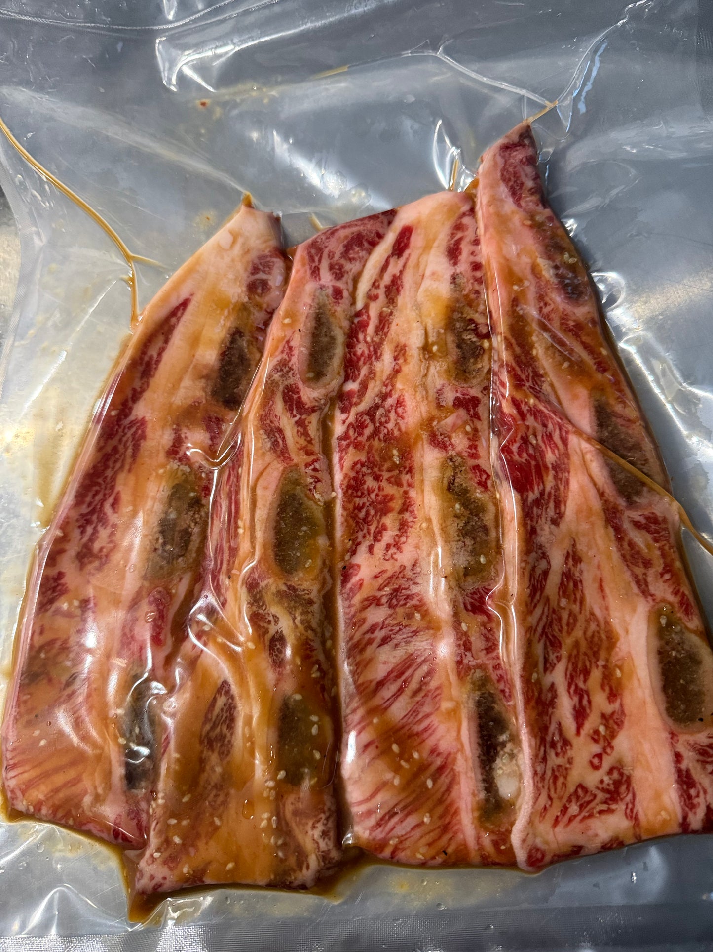5 pounds Wagyu KBBQ Short Ribs LA Galbi Pack