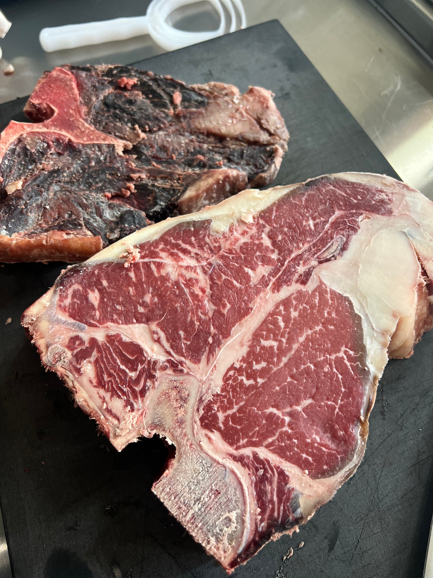 NEW: 30-Day Dry-Aged Prime Porterhouse/T-Bone Steak Duo (24oz/30oz)