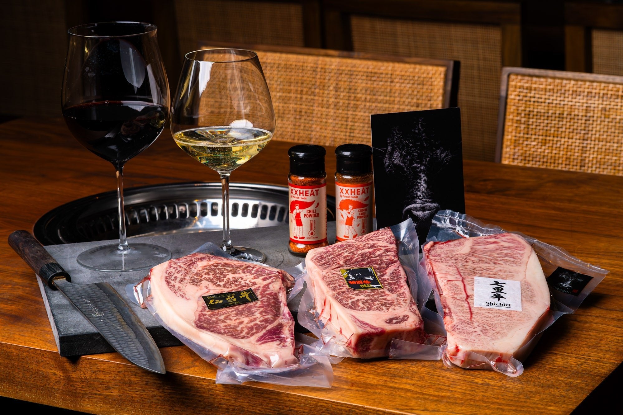 A3 A4 A5 Japanese Wagyu Sampler W XXHEAT Seasoning Oxblood s a3-a4-a5-japanese-wagyu-sampler-w-xxheat-seasoning-oxblood-s