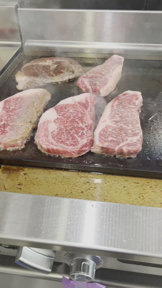 Mizusako A4/A5 Wagyu Strip & Ribeye Steak (Boneless & Beefy Flavor) - 2 x 12oz or 2 x 24oz