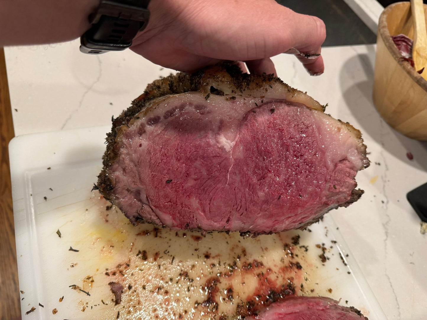 Herb Beef "Prime Rib" or "Strip" Holiday Roast (5+ pounds) - PursuitFarms