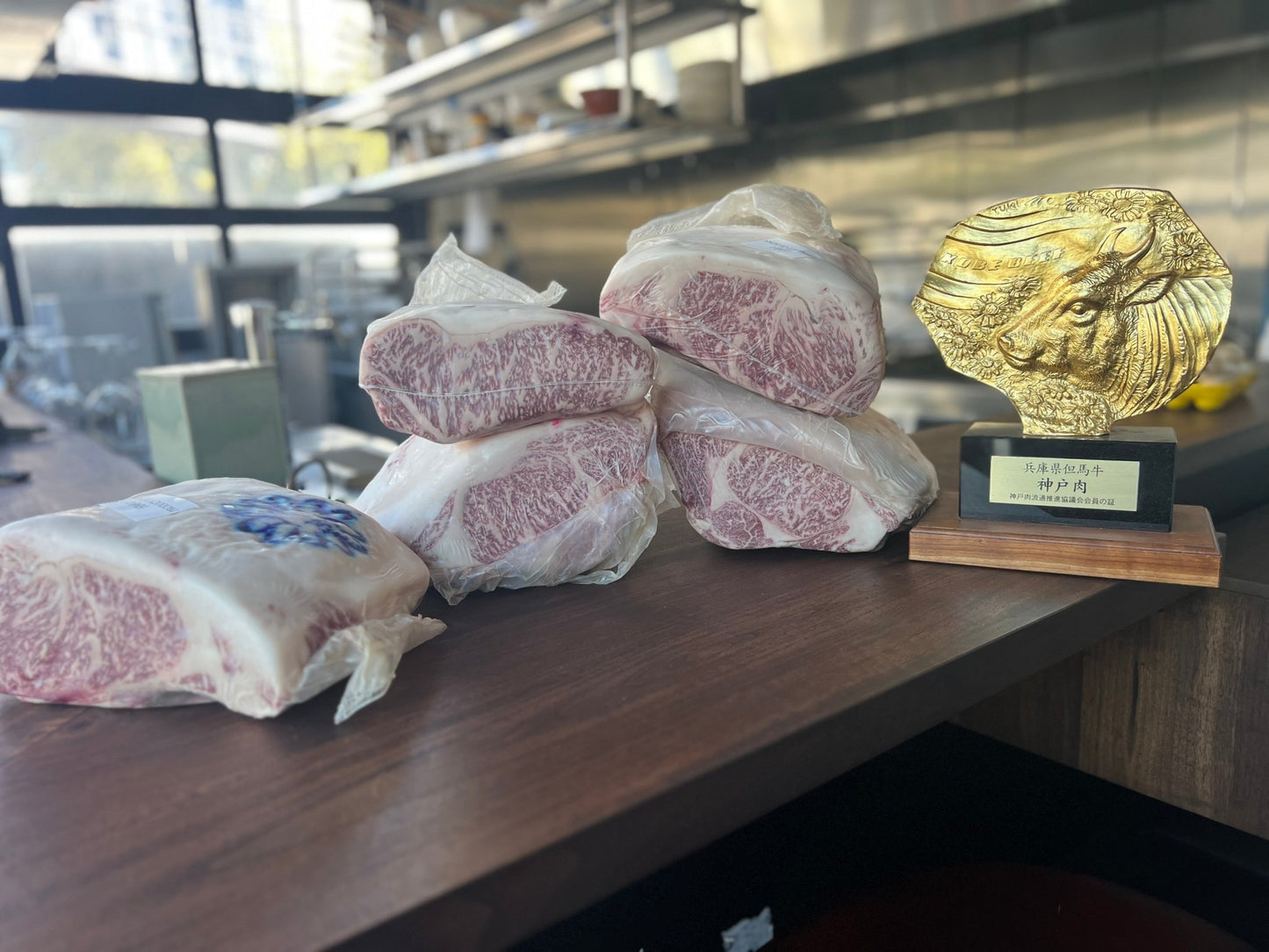 Kobe Beef Striploin (1 x 15-16oz) - Morimoto Farm - Top Kobe Farm - PursuitFarms