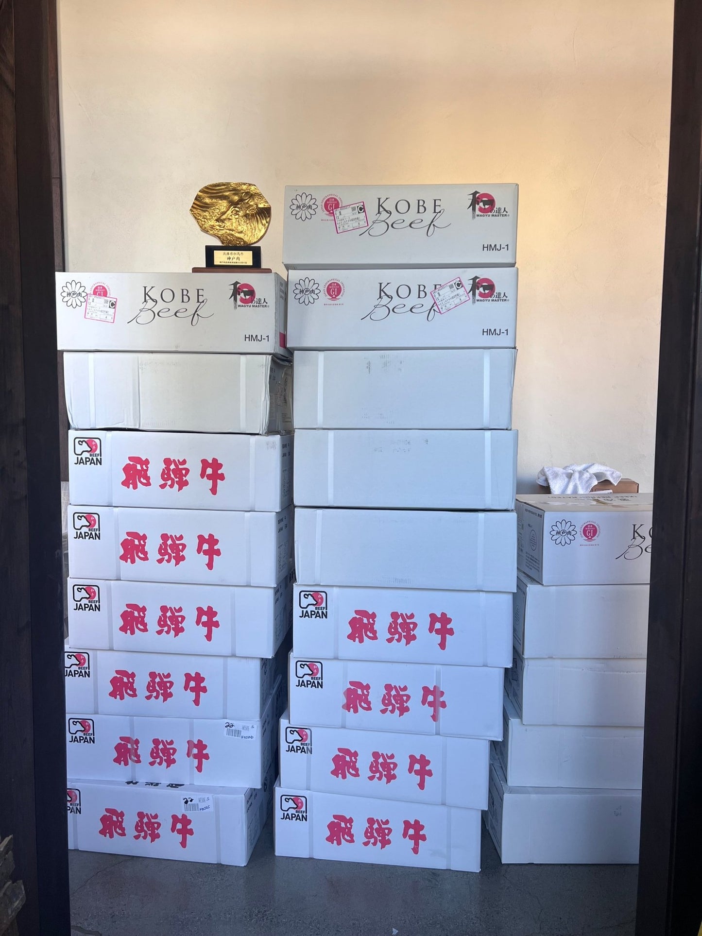Kobe Beef Striploin (1 x 15-16oz) - Morimoto Farm - Top Kobe Farm - PursuitFarms