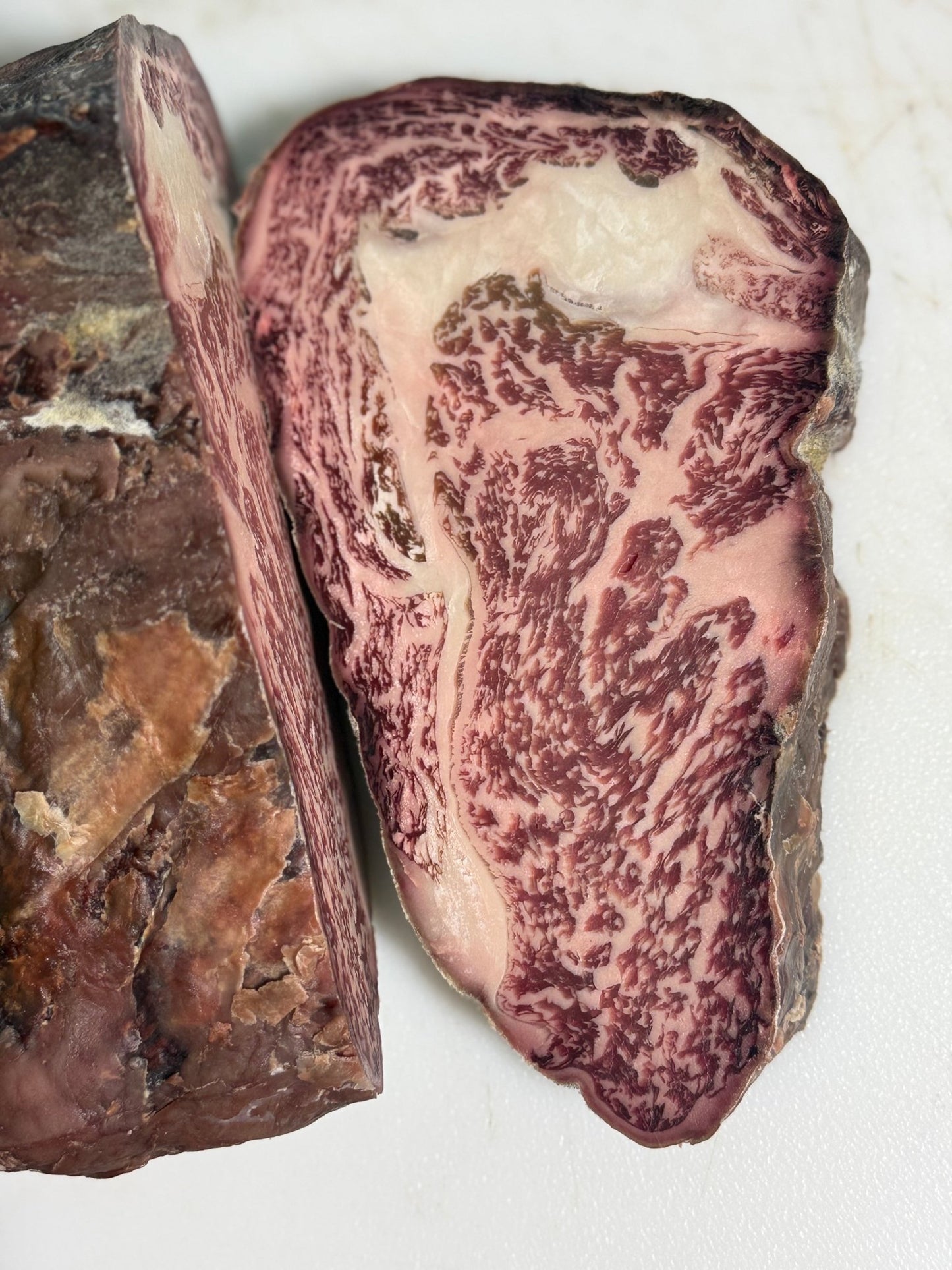 35 - Day Dry Aged Australian Wagyu Ribeye & Strip - Marbling Score 9+ - PursuitFarms
