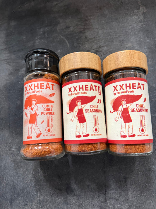 XXHEAT, XXHEAT XTRA Spicy, XXHEAT Cumin 3 seasoning Gift Pack