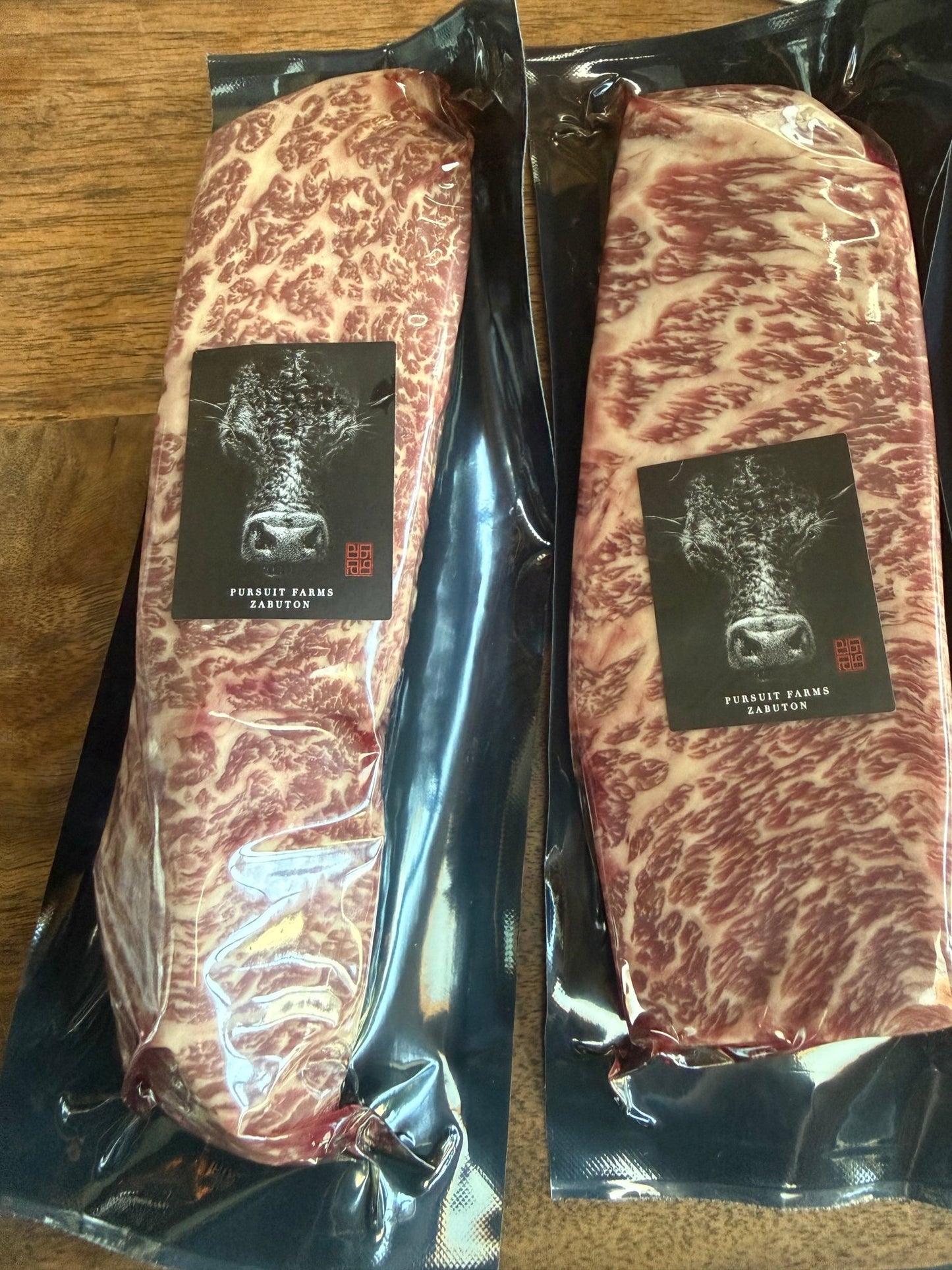 Australian Wagyu Zabuton/Denver Steaks marbling score 8 - 9 (2 x 8oz) - PursuitFarms