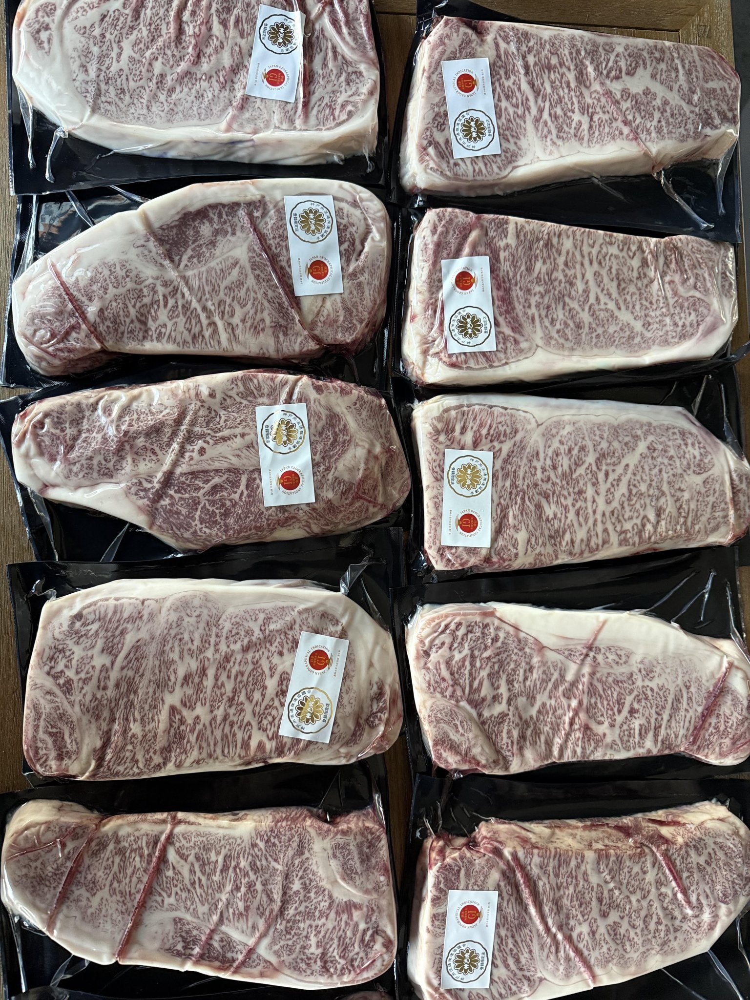 Certified Kobe Beef Striploin (1 x 15 - 16oz) BMS 12 out of 12 - PursuitFarms