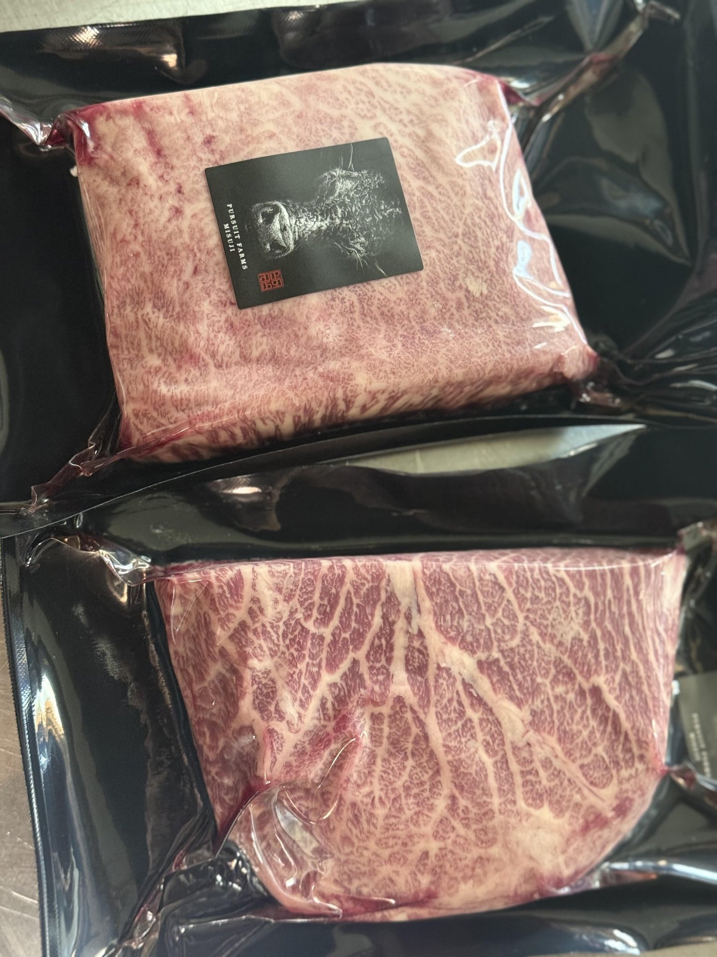 Highest Marbling 100% Fullblood Wagyu Australian Flat Iron 9+ (1 x 8oz) - PursuitFarms