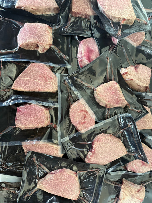 Mother’s Day Package #2 – Pair of 6oz A5 BMS 10 Filet Mignons (Super Trim) - PursuitFarms