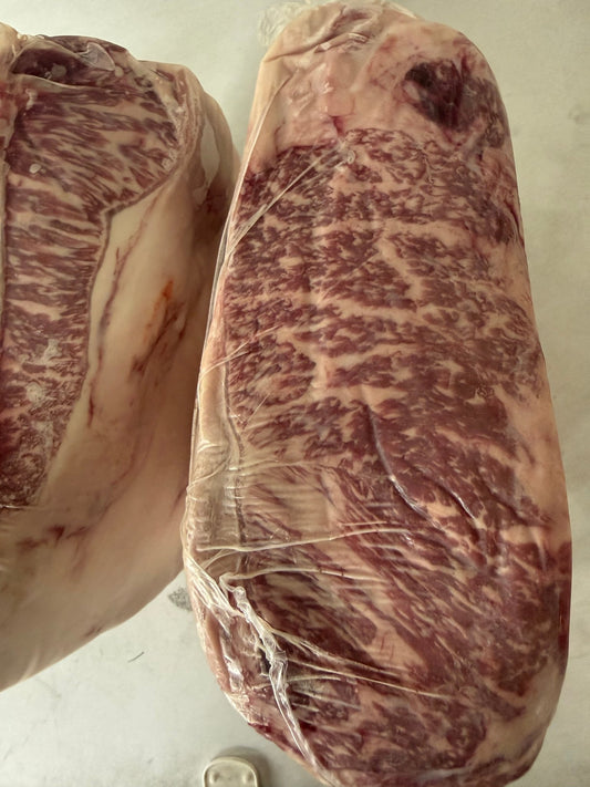 Wagyu x Holstein JAPANESE Crossbreed Striploin (1 x 12oz) - PursuitFarms
